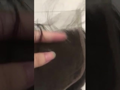 4*4 자유 부분 신체 물결 자연 검은 처녀 인 머리의 폐쇄