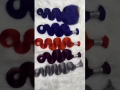 말레이시아 핑크 처녀 인모 펀들 20인치 1B 자연스러운 모습