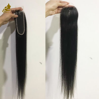 품질  Brazilian Straight 2x6 HD Invisible  Lace Human Hair Closure 공장