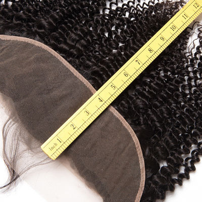 앞면 인모 蕾丝 닫기 13x4 HD Kinky Curl 인모 앞면 蕾丝 닫기