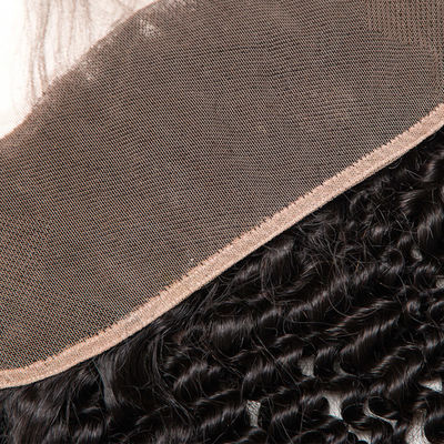 앞면 인모 蕾丝 닫기 13x4 HD Kinky Curl 인모 앞면 蕾丝 닫기