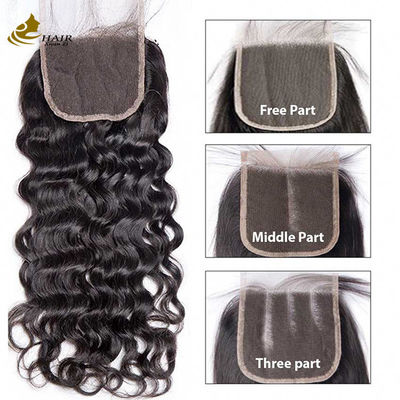OEM 브라질 가공되지 않은 물 물결 처녀 머리 뭉치 검은색