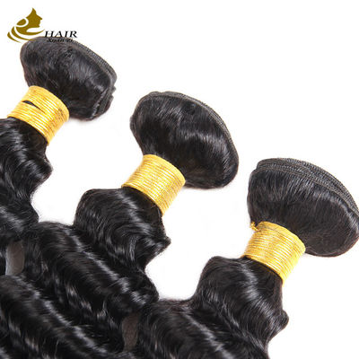 공장 직판 브라질 처녀 인 머리 1b 색 Deep Wave Hair Bundle