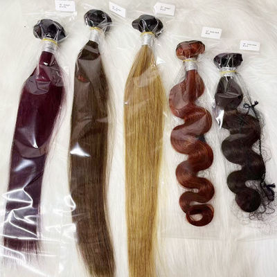 가공되지 않은 브라질 직선 도매  Ombre 인적 머리카락 연장품 엮기 팩