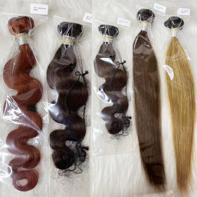 가공되지 않은 브라질 직선 도매  Ombre 인적 머리카락 연장품 엮기 팩