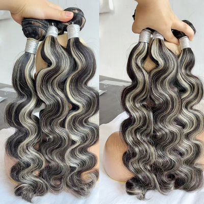 가공되지 않은 브라질 직선 도매  Ombre 인적 머리카락 연장품 엮기 팩