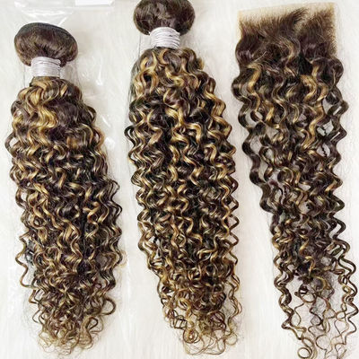 가공되지 않은 브라질 직선 도매  Ombre 인적 머리카락 연장품 엮기 팩