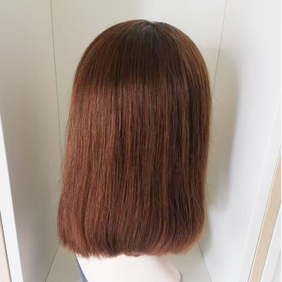 패션 인간 머리 보브 핑크 브라질 머리 renda 전면 핑크