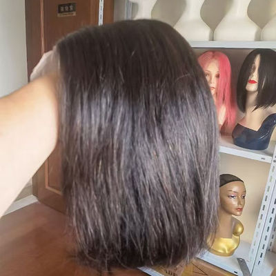 패션 인간 머리 보브 핑크 브라질 머리 renda 전면 핑크