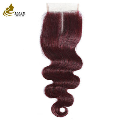 Virgin Ombre 99j Body Wave 인모 넥타이 닫기 아기 머리카락