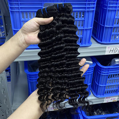 원시 인체 머리카락 딥 웨이브 처녀 브라질 헤어 펀들