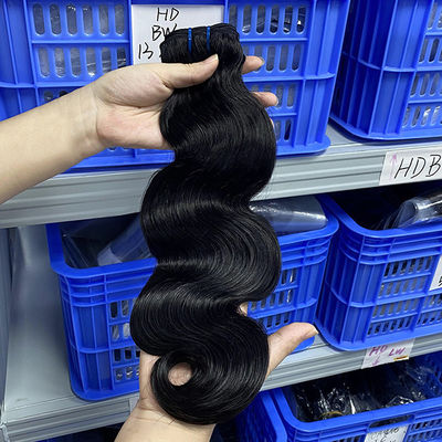 100% 가공되지 않은 브라질 머리카락 소매 처녀 인발 펀들 몸 물결