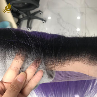 50-120g 13X6 스위스 레이스 브라질산 100% 버진 인모 스트레이트 레이스 클로저