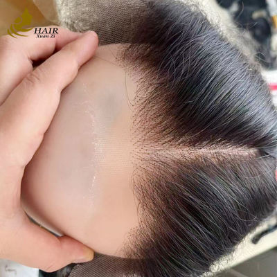 인기 플로팅 버클 자연스러운 헤어라인 인모 레이스 클로저