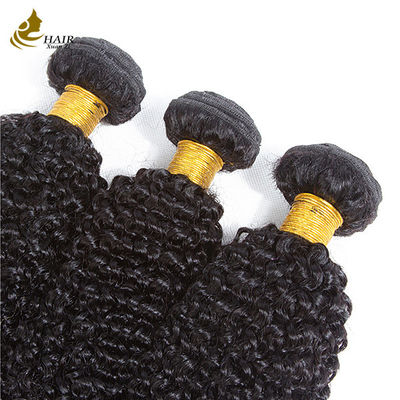 Kinky Beauty Supply Hair Bundles 가공되지 않은 브라질 인모