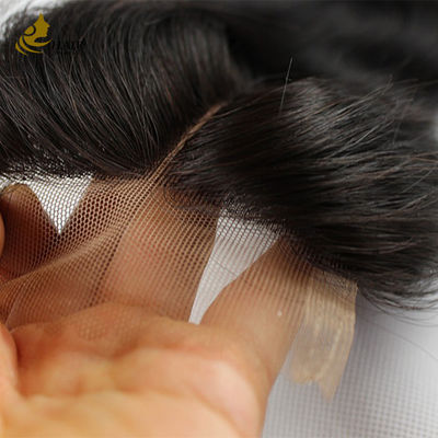 100g 처녀 인모 연장품 Natural Black Straight With Closure
