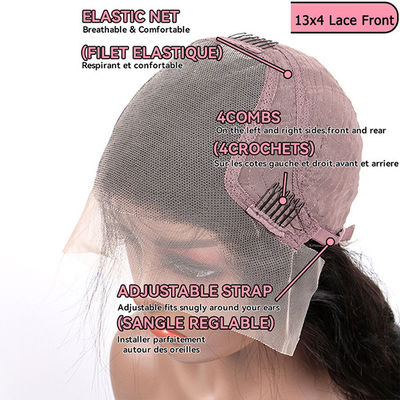 미리 깎은 짧은 보브 퍼그 인체 머리카락 8 인치 불색