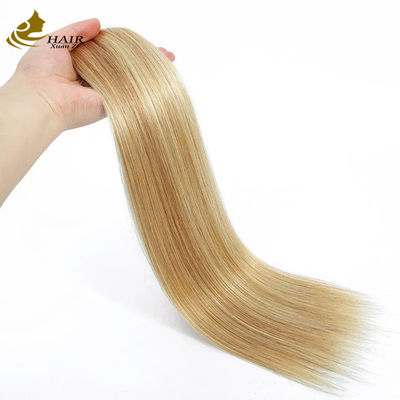Virgin Human Hair Clip In Extensions Ponytail Straight 피아노 색상