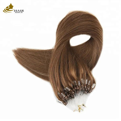 100% Virgin Human Nano Micro Ring Hair Extension 갈색