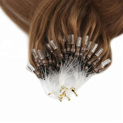 100% Virgin Human Nano Micro Ring Hair Extension 갈색