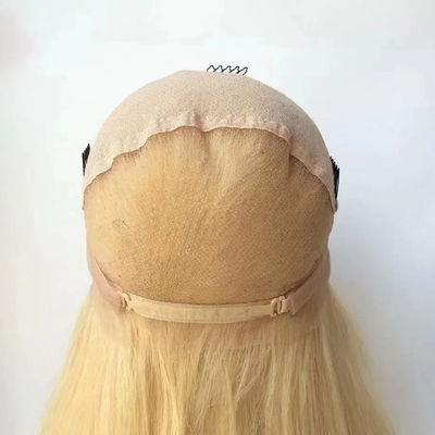 전면 蕾丝 613 인적 머리 패이크 직선 무감각 금발