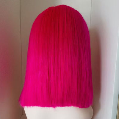 13X4 4X4 13X6 蕾丝 앞쪽 원시 브라질 처녀 인모 패그 짧은 밥 패그