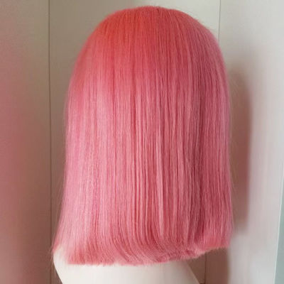 13X4 4X4 13X6 蕾丝 앞쪽 원시 브라질 처녀 인모 패그 짧은 밥 패그