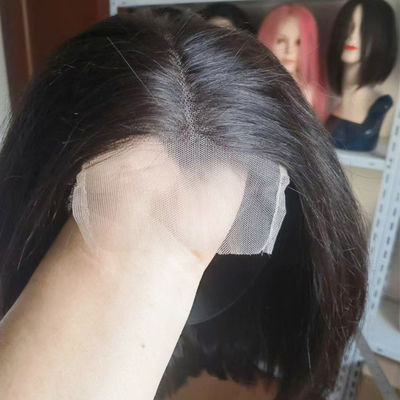 패션 인간 머리 보브 핑크 브라질 머리 renda 전면 핑크