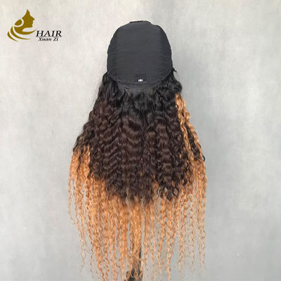 위그 여자 긴 곱슬 파동 1b/4/27 색인 인모 U 모양 위그