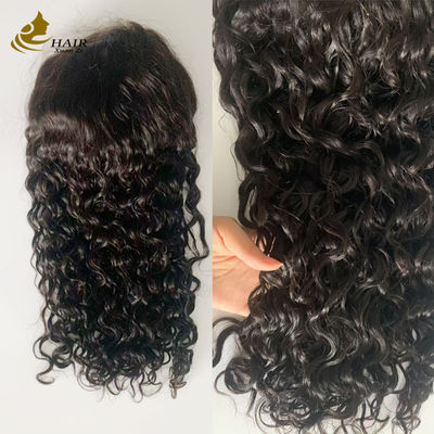 100% 버진 저렴한 투명 레이스 레미 인모 글루리스 실크 탑 풀 레이스 가발