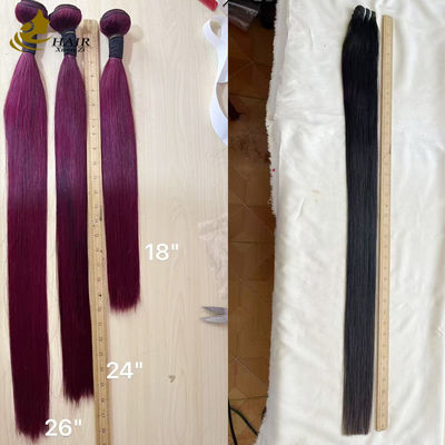 38인치 40인치 내추럴 블랙 스트레이트 버진 인모 번들 판매